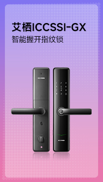 艾栖ICCSSI-GX智能握开指纹锁