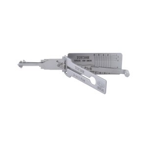 ABUDU/锁匠宝 TOY38R哈飞/夏利/众泰汽车锁二合一工具 - 平铣两轨迹 喷砂版