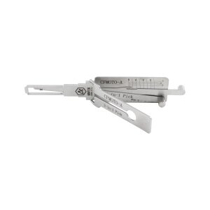 ABUDU/锁匠宝-CFMOTO-A春风摩托车左槽-3齿深摩托车锁二合一工具