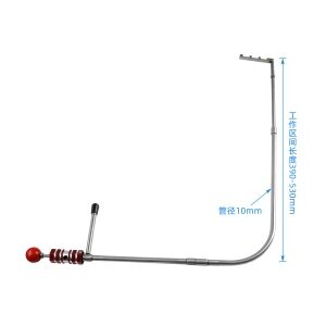 百诚-红柄执手锁通用猫眼机械手【加强型】