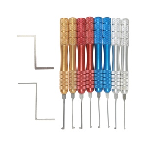 HUK新款八支彩柄卡巴单钩