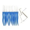 锁艺人-新款蓝色常用单钩13件套 附详细说明