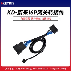 KD-蔚来16P网关转接线 蔚来车型免密匹配线束