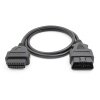汽车卡车OBD延长线 公对母16芯通电16PIN OBD2诊断工具连接 低电阻 1米长 汽车卡车OBD延长线 公对母16芯通电16PIN OBD2诊断工具连接 低电阻 1米长
