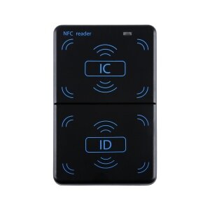  NFC PRO智能卡 读卡器 IC+ID全加密解码器 门禁idic卡读卡器复制器全加密拷贝机电梯卡国产IC卡M1卡感应机