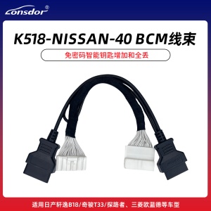 K518-NISSAN-40 BCM线束 适用日产轩逸B18/奇骏T33/探路者、三菱欧蓝德等车型