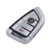 宝马刀锋款银色彩边智能卡外壳-4键 替换壳 钥匙壳 遥控器外壳