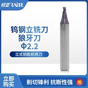 锐正RZ-EW5522B-钨钢-立铣刀-狼牙刀  φ2.2xφ6x40 立式钥匙机铣刀  竞技 文兴  