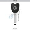 意大利原装进口开灵KEYLINE标致芯片钥匙壳PG83TK HU83 标志直板钥匙-带芯片槽