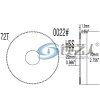 高速钢薄锯片-0022# 适用于100B,202,100A,100A1,100A2,100A3钥匙机铣刀 高速钢薄锯片-0022# 适用于100B,202,100A,100A1,100A2,100A3钥匙机铣刀