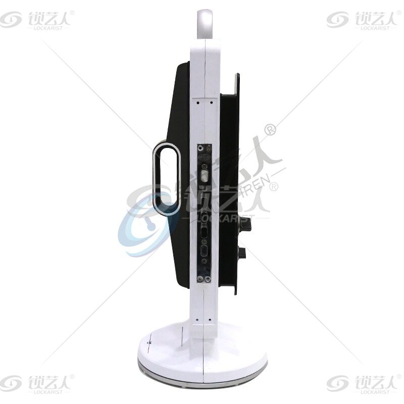 智能锁 旋转 大 展架 白色 无字 指纹锁 展架