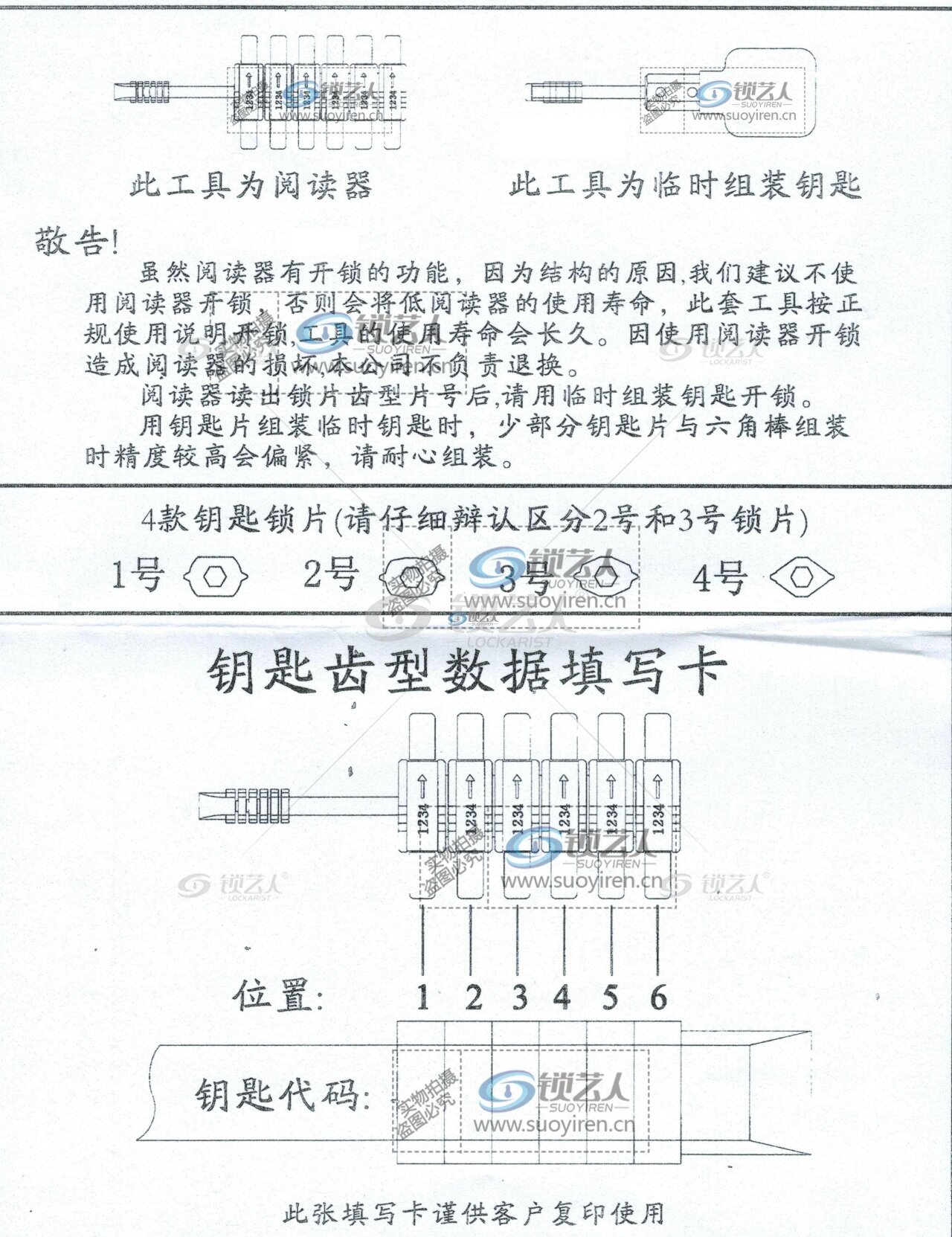 福特工具文中版说明图