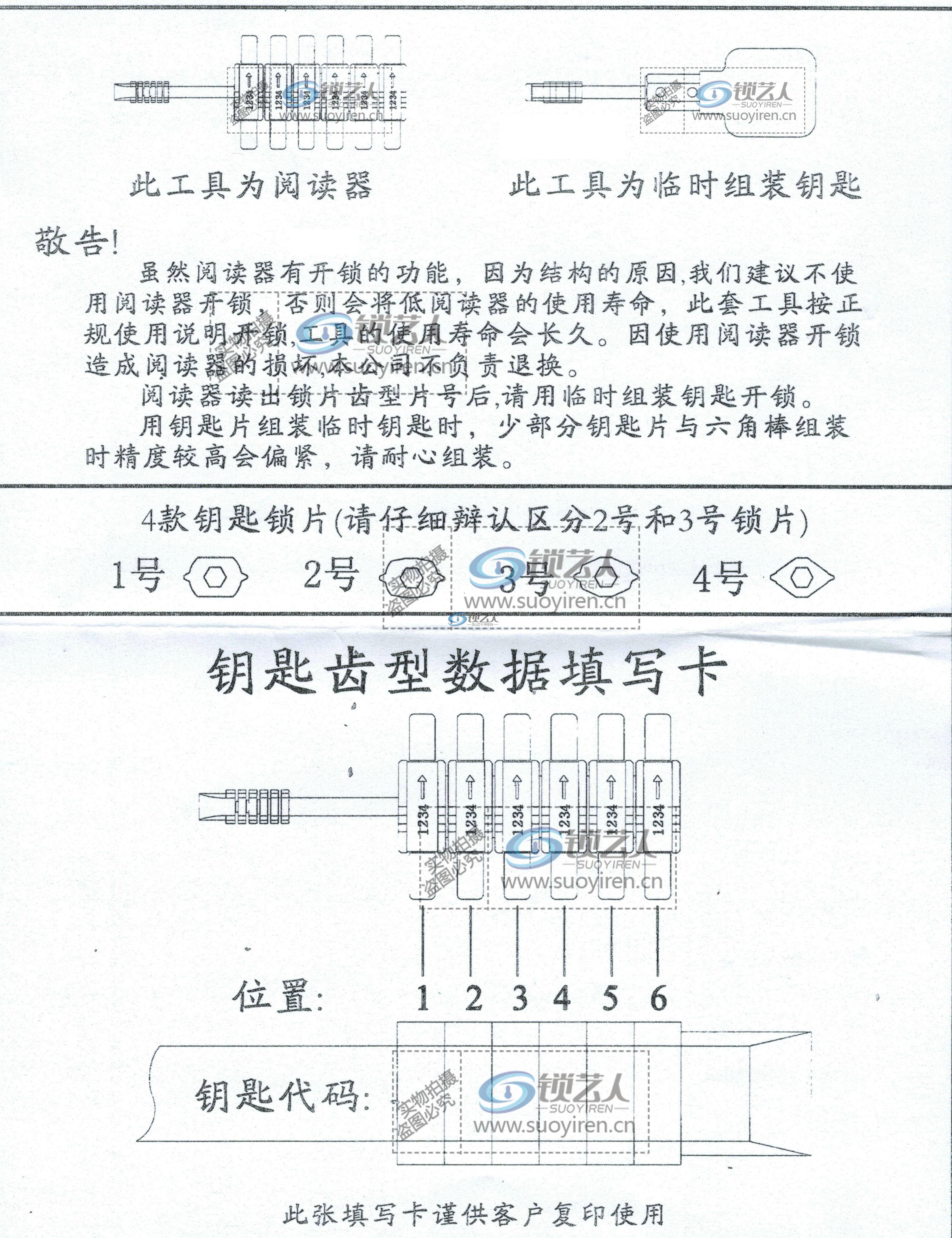 福特工具文中版说明图