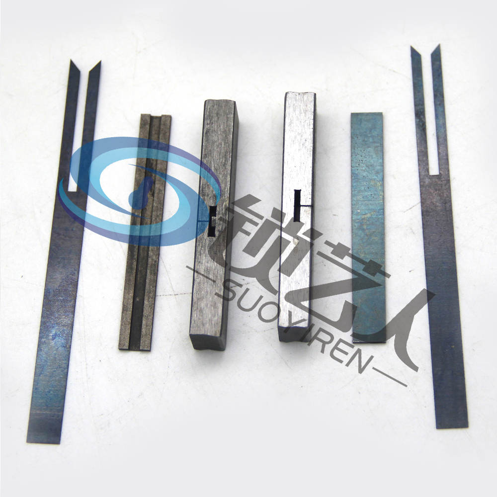 双叶片工具和单叶片工具一起展示
