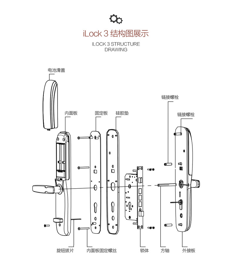 曼申指纹锁家用防盗门锁电子智能锁指纹密码锁智能门锁刷卡锁大门  ILOCK3 曼申ilock-A3-酷跑3
