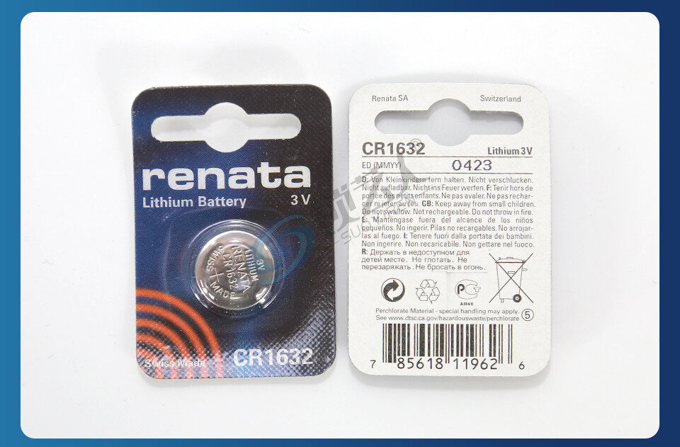 瑞士RenataCR1632纽扣电池