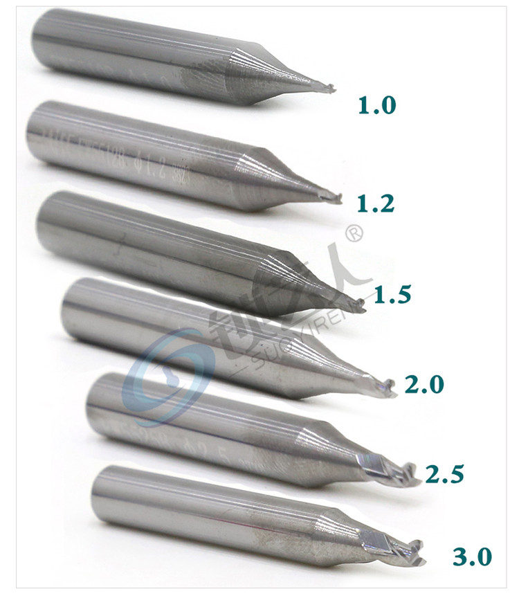 锐正钨钢立铣刀狼牙刀 配钥匙铣刀 立式钥匙机专用铣刀 铣槽 打孔