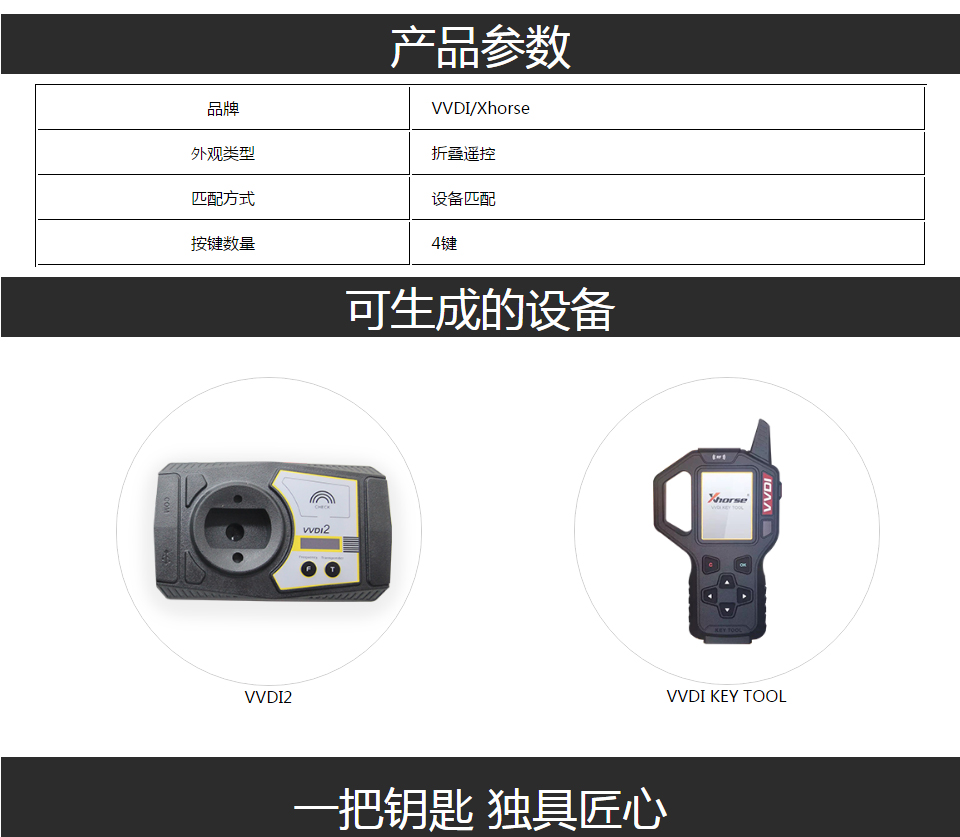 VVDI无线子机 独立包装款 VVDI KEY-别克款无线子机 含电子芯片 Xhorse 秃鹰 通用型无线遥控钥匙